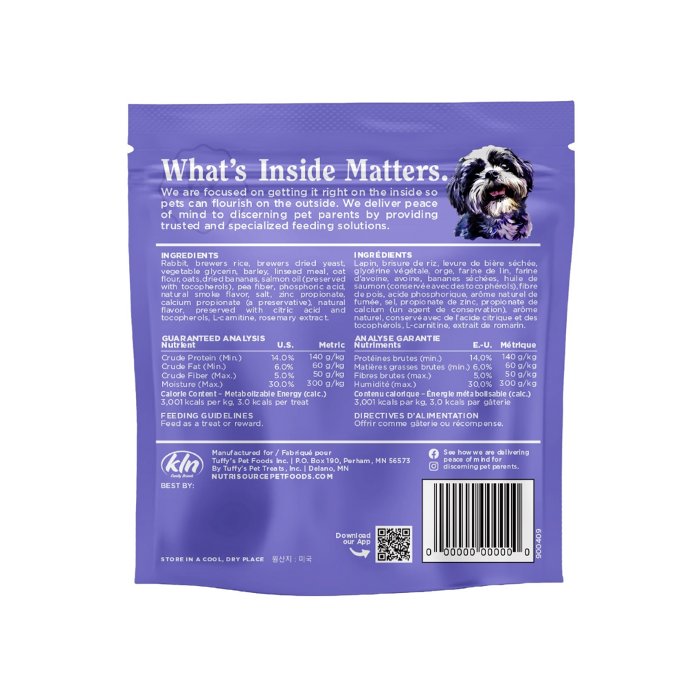 NutriSource Little Bites Rabbit Dog Treat