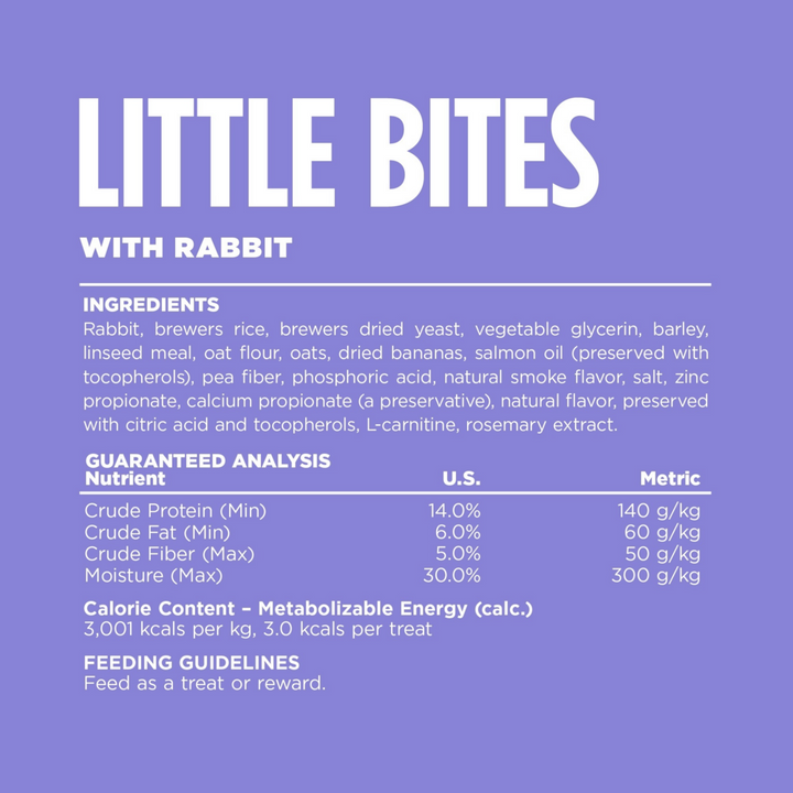 NutriSource Little Bites Rabbit Dog Treat
