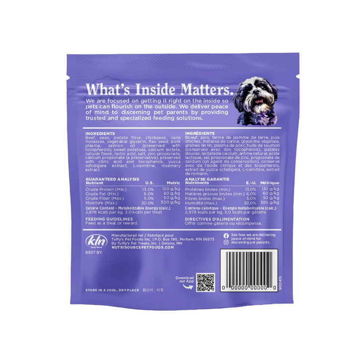 NutriSource Grain Free Little Bites Beef Dog Treat