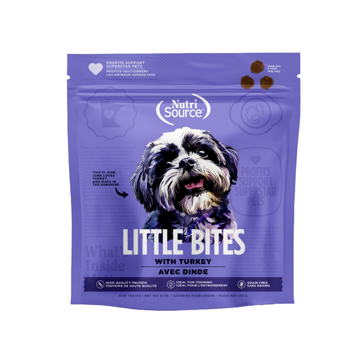 NutriSource GF Little Bites Turkey Dog Treat