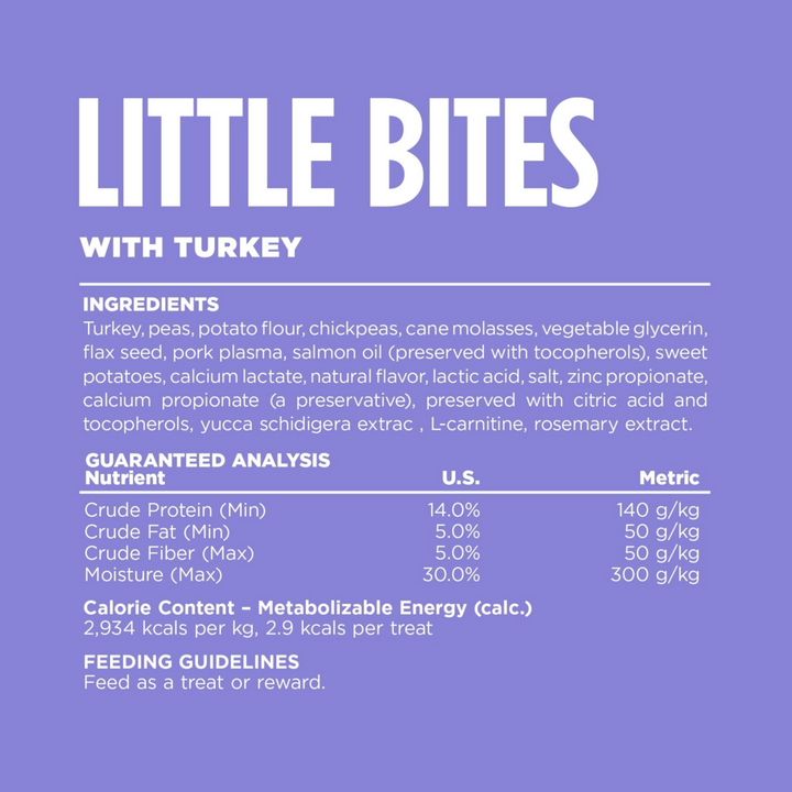 NutriSource GF Little Bites Turkey Dog Treat