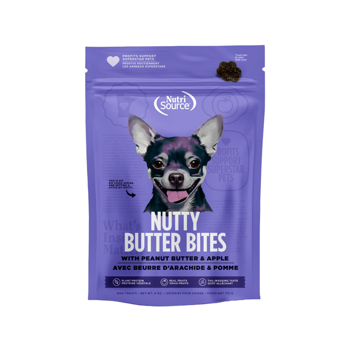 NutriSource Apple Peanut Nutty Butter Dog Bites