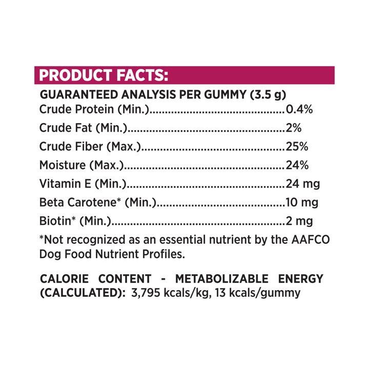 NutriSource AmpliFull Immunity + Skin, Coat, Nails Dog Gummy Supplement