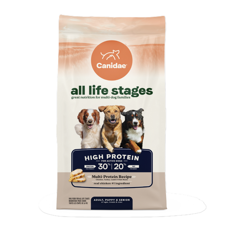 Canidae All Life Stages Dry Dog Food, High Protein Multi-Protein Recipe, 4 lbs.