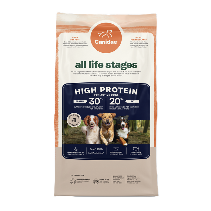 Canidae All Life Stages Dry Dog Food, High Protein Multi-Protein Recipe, 4 lbs.
