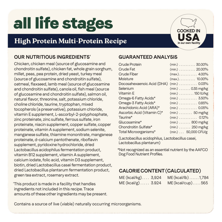 Canidae All Life Stages Dry Dog Food, High Protein Multi-Protein Recipe, 4 lbs.
