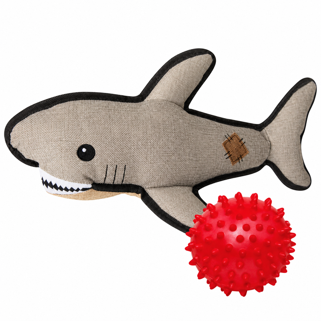 Snugarooz Saul the Shark Plush Dog Toy
