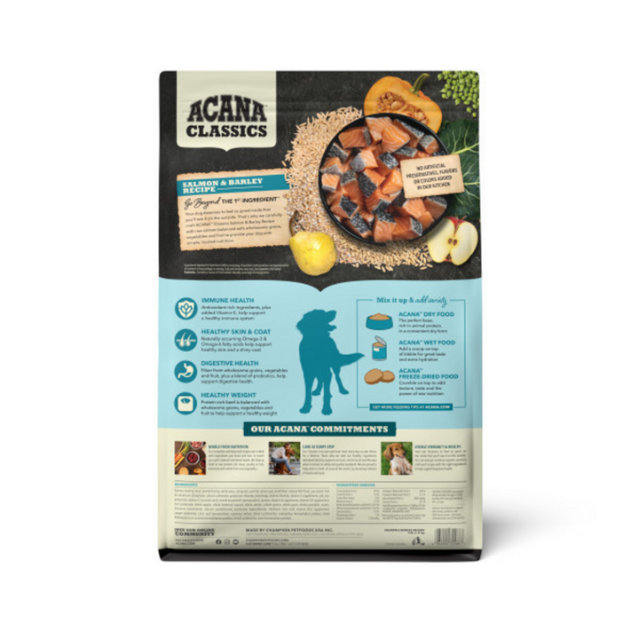 ACANA Classics Salmon and Barley Recipe, Dry Dog Food