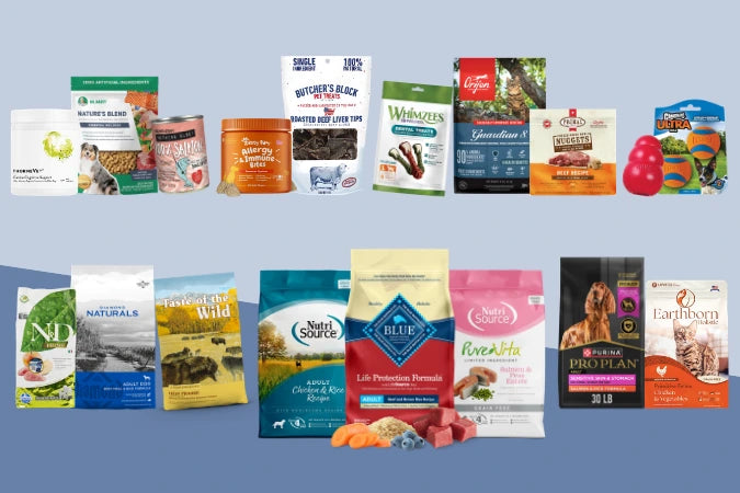 Curated Pets Here mobile hero banner