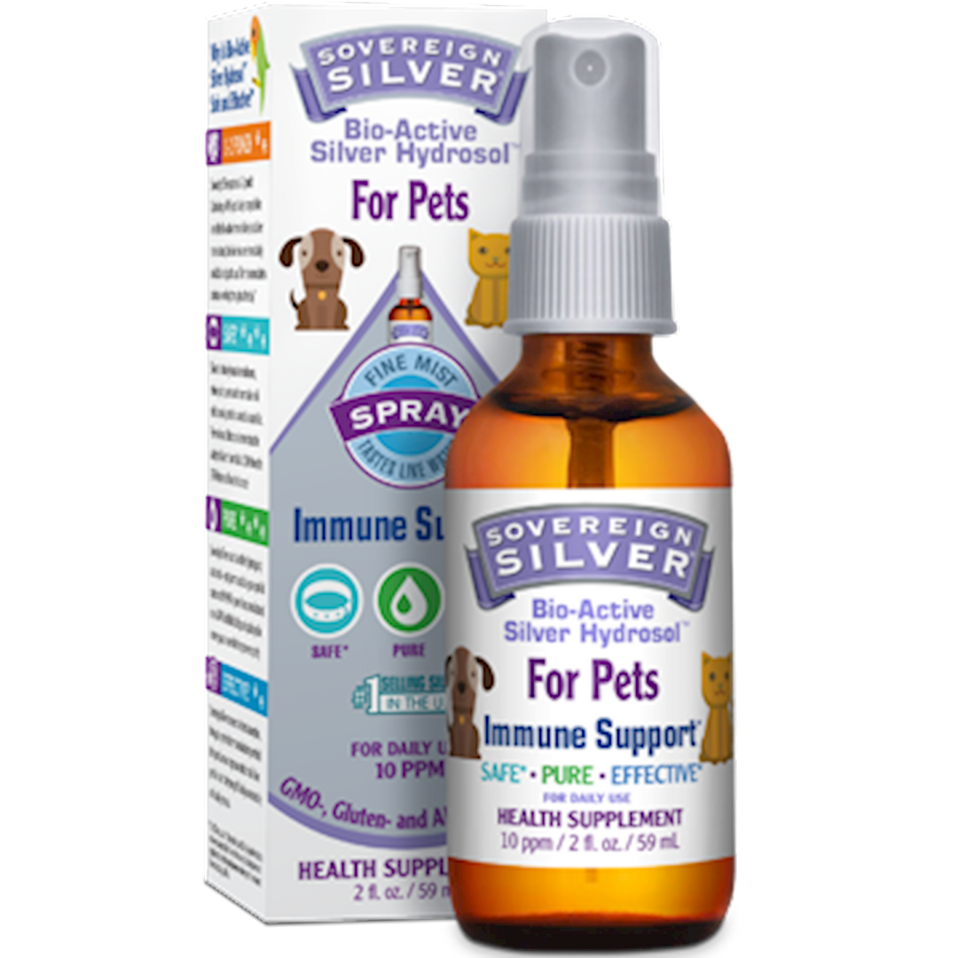 Silver Hydrosol For Pets spray 2 fl oz Curated Wellness