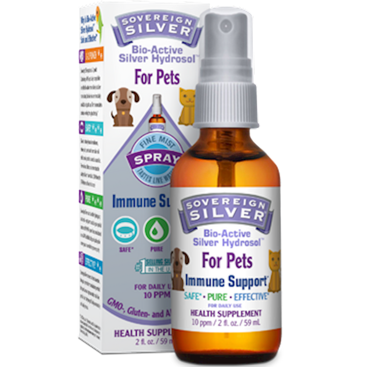 Silver Hydrosol For Pets spray 2 fl oz Curated Wellness