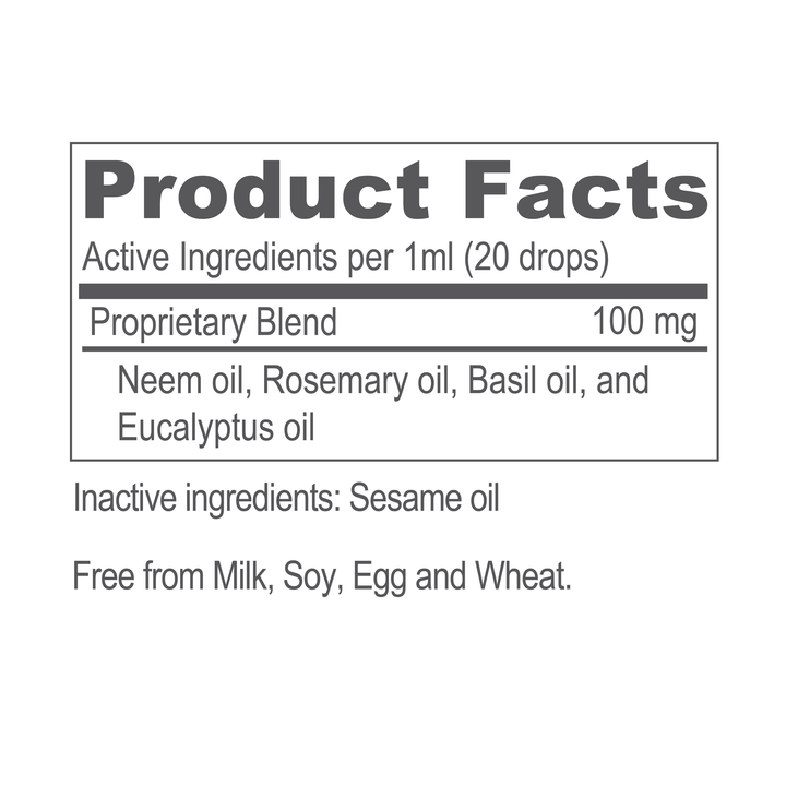 Pet Neem Ear & Skin Drops 2 fl oz Curated Wellness